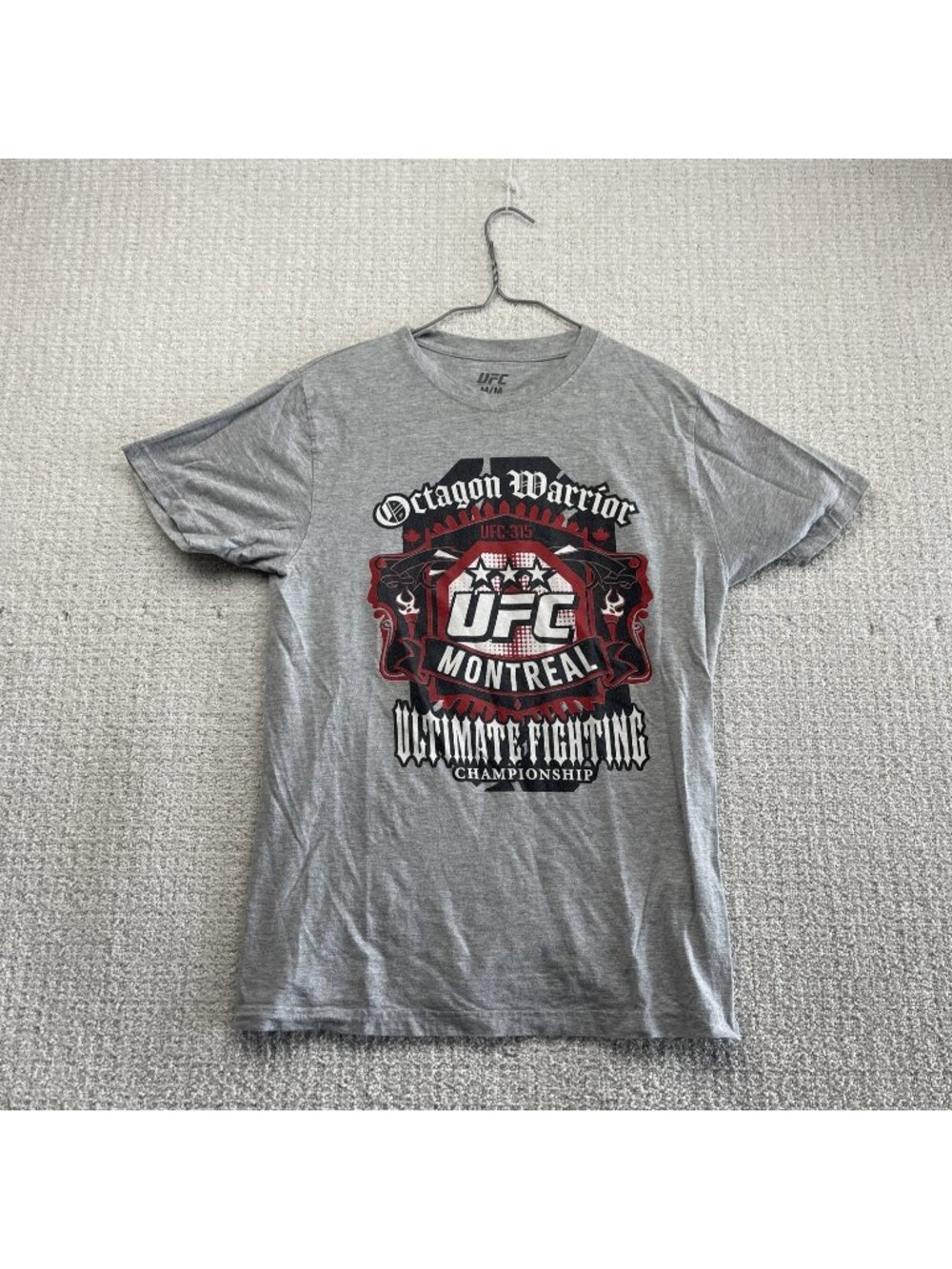 Y2K UFC 315 Ultimate Fighting Championships Montreal Octagon Warrior T-shirt M